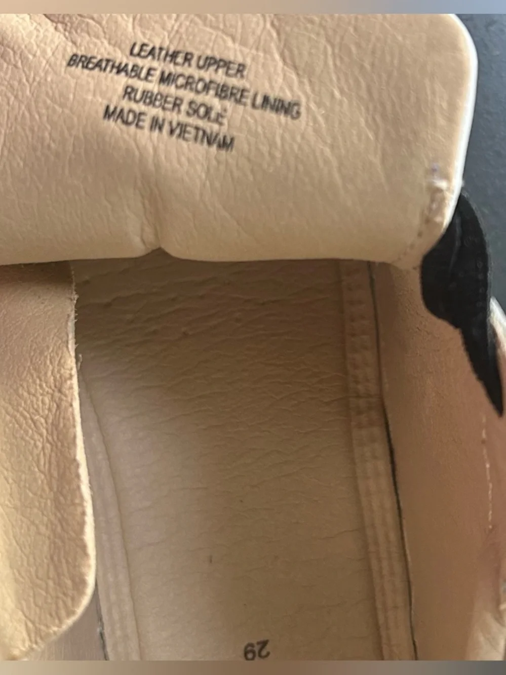 Old Soles Toddler Boy White Star Zipper Leather Sneaker, Size 29, 11.5-12 US